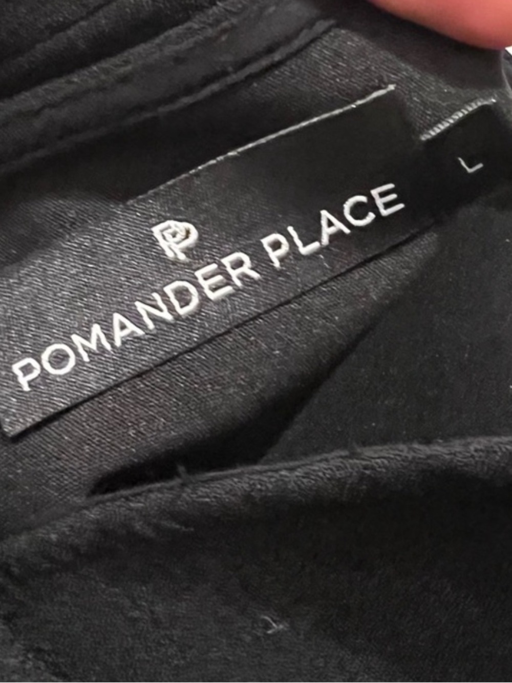 Tuckernuck Pomander Place Blythe Ruffle Swing Black Dress NWOT Size Large - Picture 7 of 8
